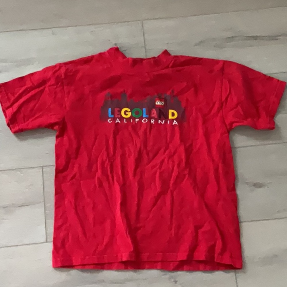 LEGO Kids Red T-Shirt Vintage 1999